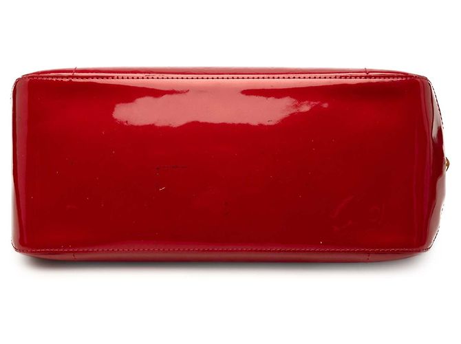 Borsa a tracolla Louis Vuitton Monogram Vernis Rosewood Avenue rossa Rosso - vista 3