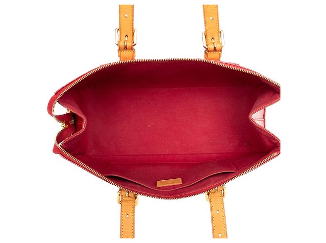 Borsa a tracolla Louis Vuitton Monogram Vernis Rosewood Avenue rossa Rosso - vista 4