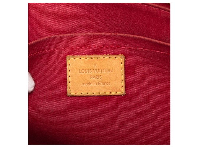 Borsa a tracolla Louis Vuitton Monogram Vernis Rosewood Avenue rossa Rosso - vista 5