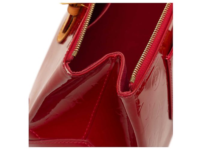 Borsa a tracolla Louis Vuitton Monogram Vernis Rosewood Avenue rossa Rosso - vista 6