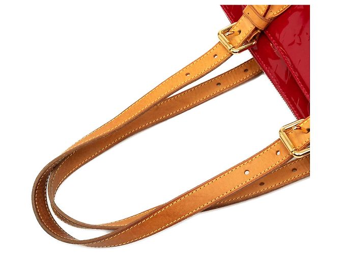 Borsa a tracolla Louis Vuitton Monogram Vernis Rosewood Avenue rossa Rosso - vista 8