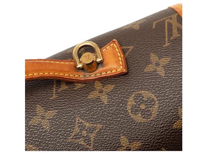 Sacoche Louis Vuitton Monogram Beverly Briefcase MM Marron - vue 7