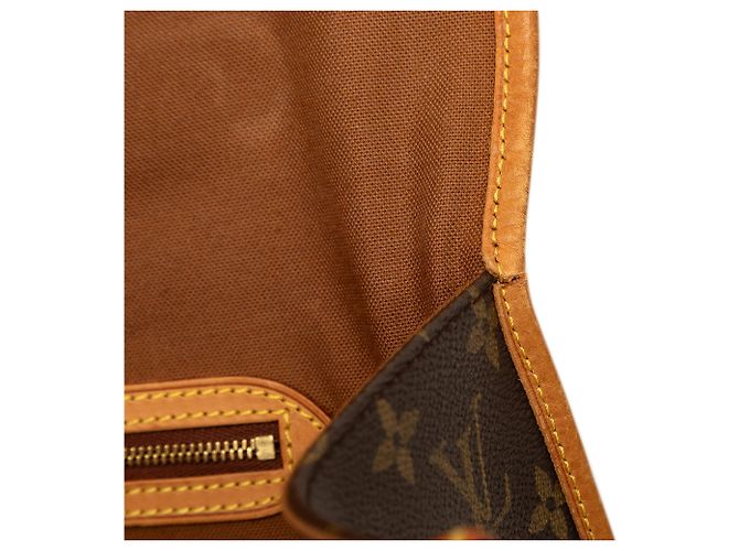 Sacoche Louis Vuitton Monogram Beverly Briefcase MM Marron - vue 9