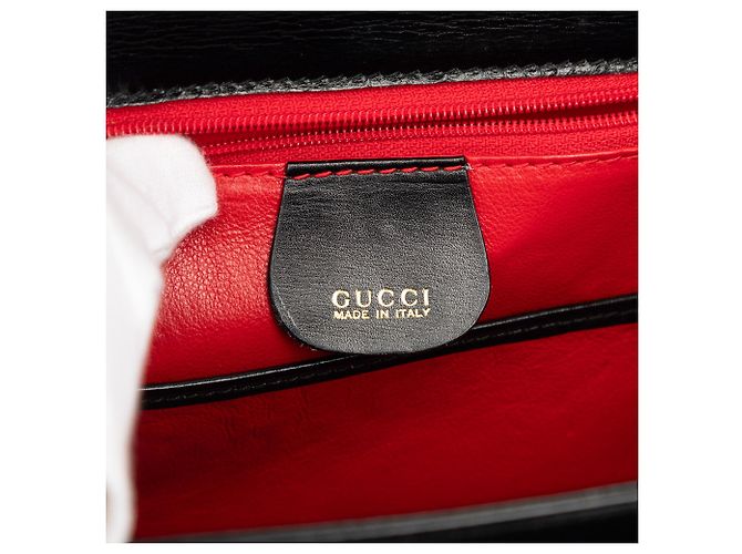 Borsa Gucci Small Bamboo Night in pelle di vitello nera Nero - vista 5