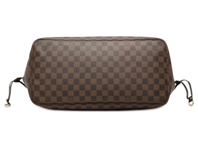 Borsa Tote Louis Vuitton Damier Ebene Neverfull GM marrone - vista 3