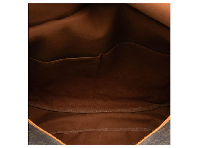Brown Louis Vuitton Monogram Saumur 43 Travel Bag - view 4