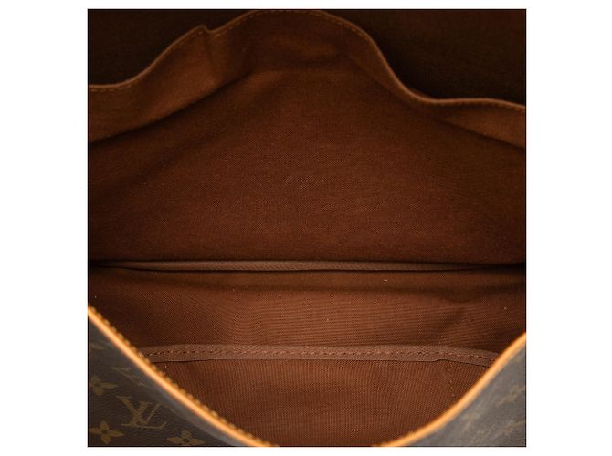 Brown Louis Vuitton Monogram Saumur 43 Travel Bag - view 5