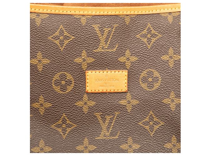 Brown Louis Vuitton Monogram Saumur 43 Travel Bag - view 7
