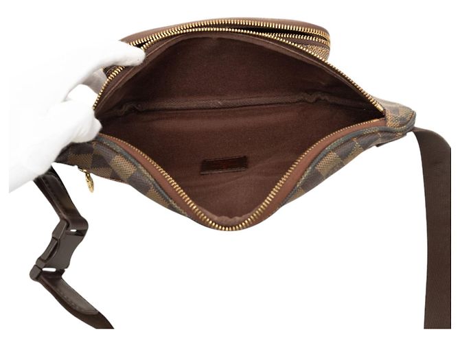 Borsello da vita Louis Vuitton Damier Ebene Melville Marrone - vista 4