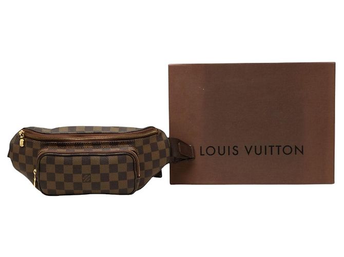 Borsello da vita Louis Vuitton Damier Ebene Melville Marrone - vista 7