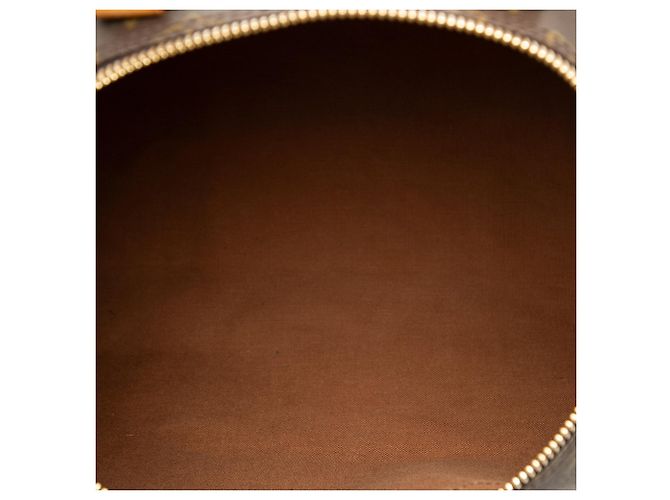 Borsa Boston Louis Vuitton Monogram Speedy 35 Marrone - vista 4