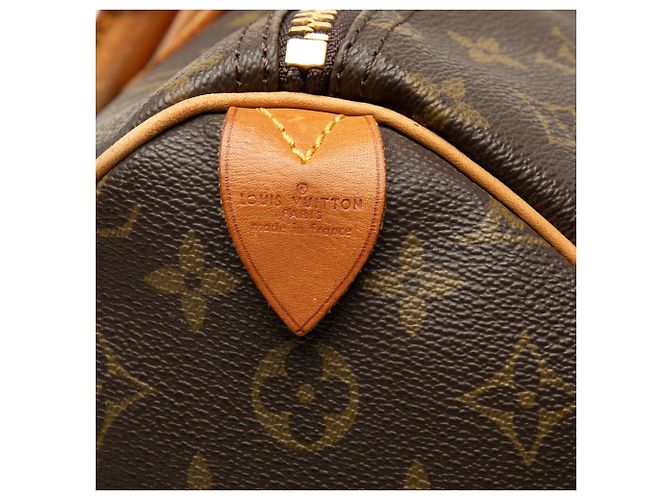Borsa Boston Louis Vuitton Monogram Speedy 35 Marrone - vista 5