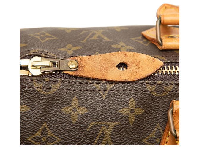 Borsa Boston Louis Vuitton Monogram Speedy 35 Marrone - vista 6