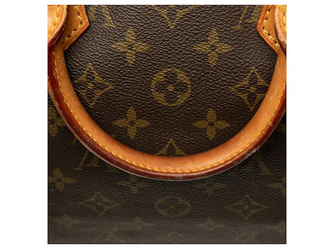 Borsa Boston Louis Vuitton Monogram Speedy 35 Marrone - vista 7