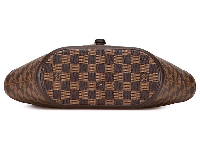 Bolso de hombro Louis Vuitton Damier Ebene Manosque PM Marrón Castaño - vista 3