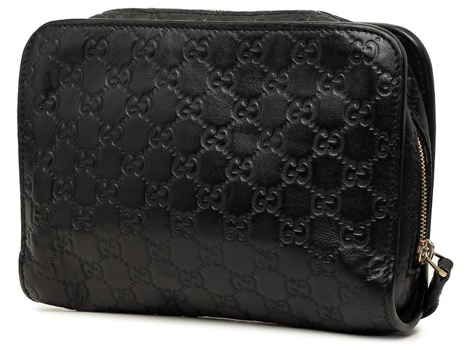 Clutch Gucci Guccissima Nera Nero - vista 2