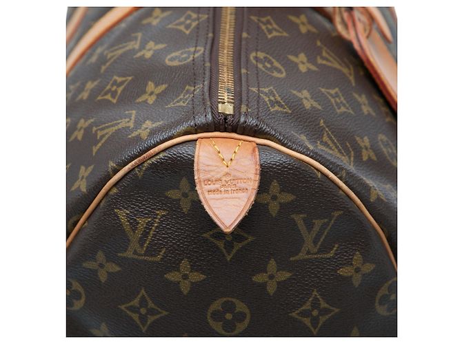 Sac de voyage Louis Vuitton Monogram Keepall 45 Marron - vue 5
