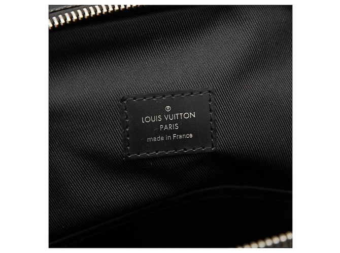 Borsa a tracolla Louis Vuitton Avenue Sling Damier Graphite Nera - vista 5