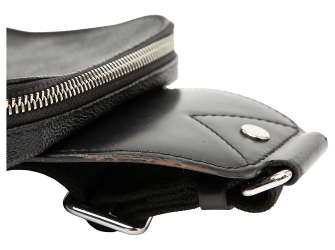 Borsa a tracolla Louis Vuitton Avenue Sling Damier Graphite Nera - vista 7