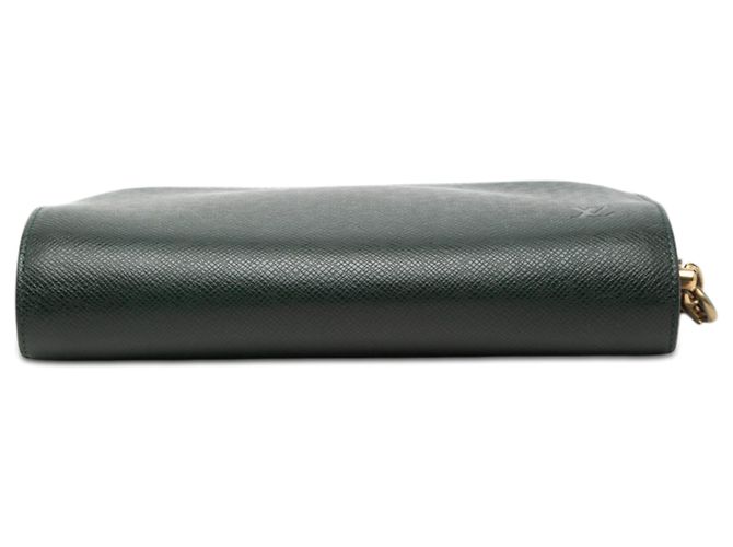 Borsa a pochette Louis Vuitton Taiga Pochette Baikal Verde - vista 3