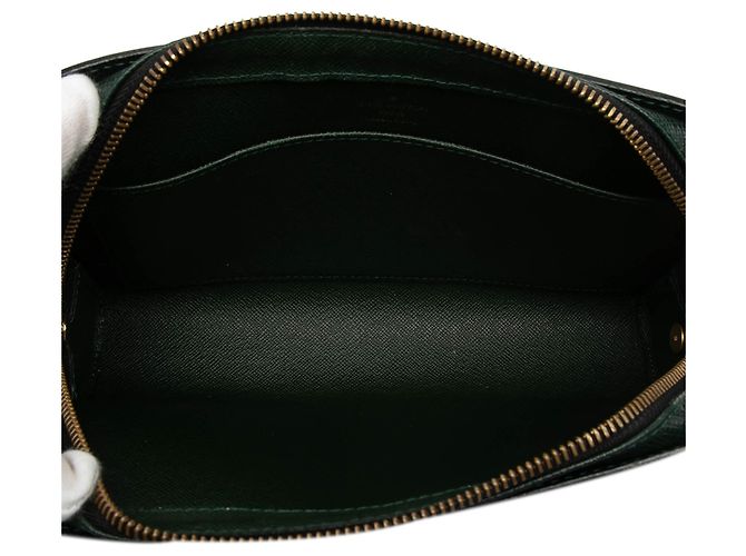 Borsa a pochette Louis Vuitton Taiga Pochette Baikal Verde - vista 4