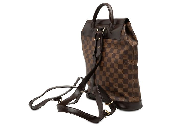 Zaino Louis Vuitton Soho Damier Ebene Marrone - vista 2