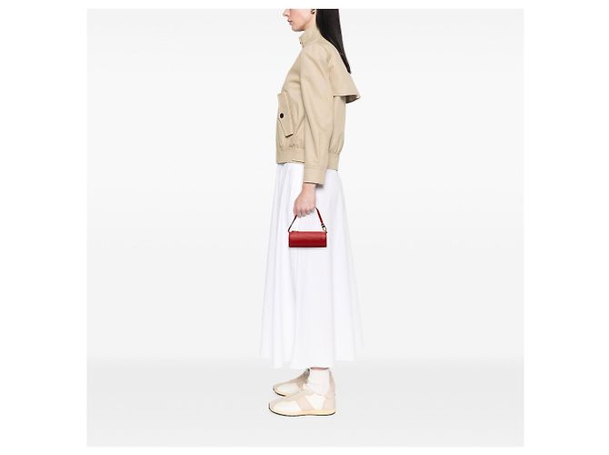 Borsa a mano Louis Vuitton Epi Pochette Papillon rossa - vista 7