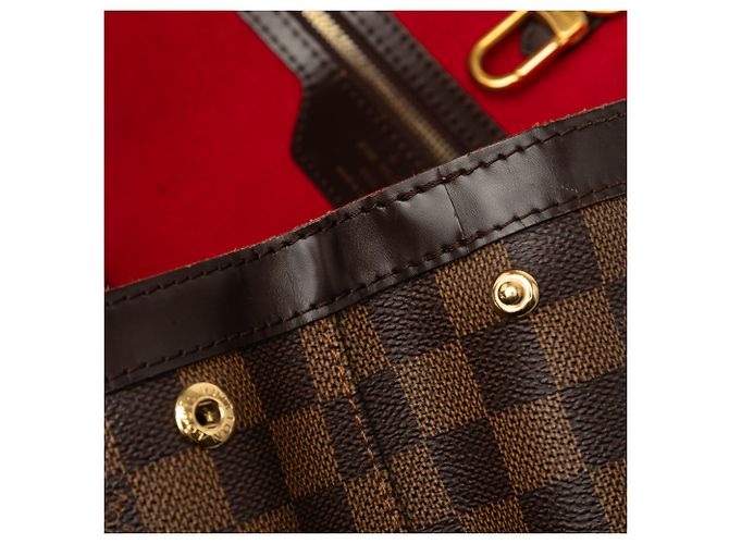 Louis Vuitton Damier Ebene Hampstead MM Tote Bag Braun - Ansicht 6