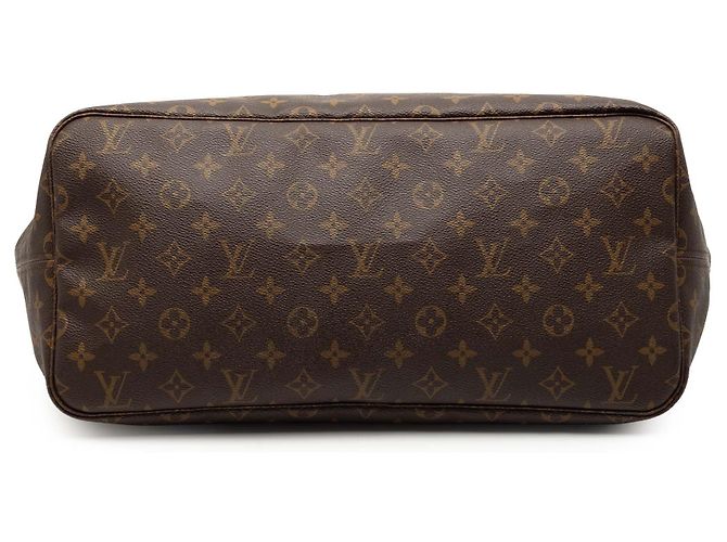 Borsa Tote Louis Vuitton Monogram Neverfull GM Marrone - vista 3