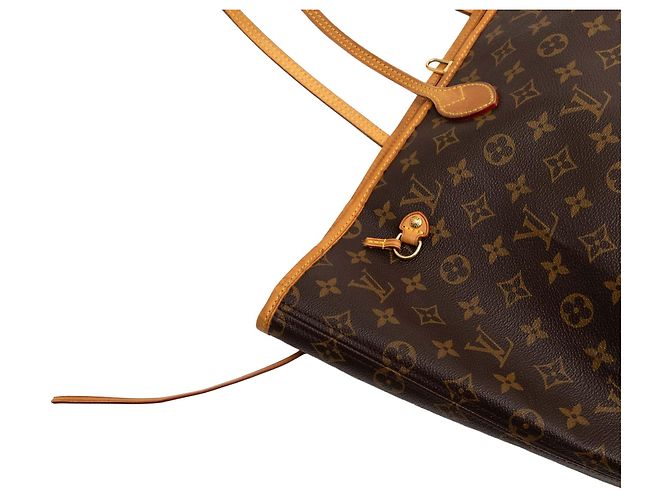 Borsa Tote Louis Vuitton Monogram Neverfull GM Marrone - vista 8