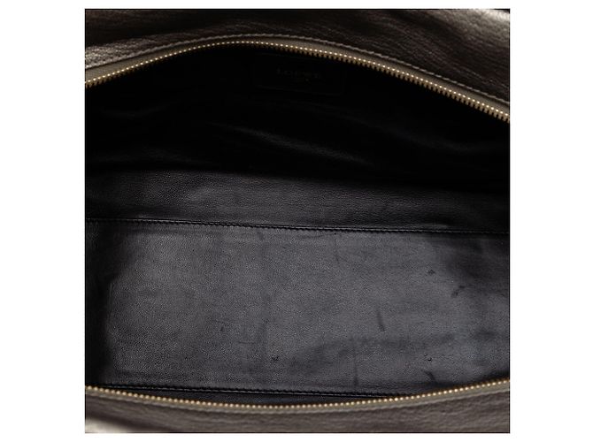 Borsa LOEWE Amazona 36 in pelle di capra metallizzata oro D'oro - vista 4