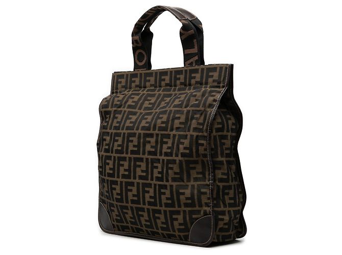 Sacola de Compras Fendi Zucca Canvas Marrom - vista 2
