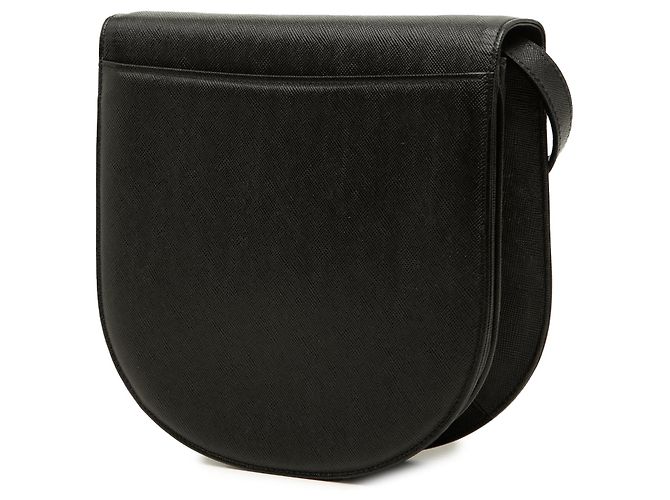 Autre Marque Borsa crossbody Monogram in pelle nera Saint Laurent Nero - vista 2