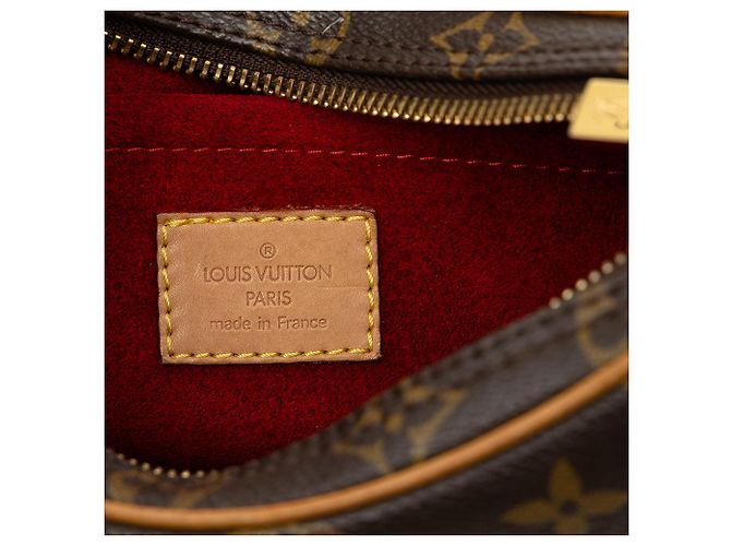 Borsa Hobo Louis Vuitton Monogram Croissant PM Marrone - vista 5