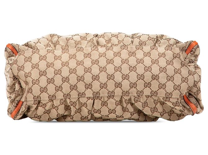 Borsa a tracolla Gucci GG Canvas Abbey D Ring Beige - vista 3