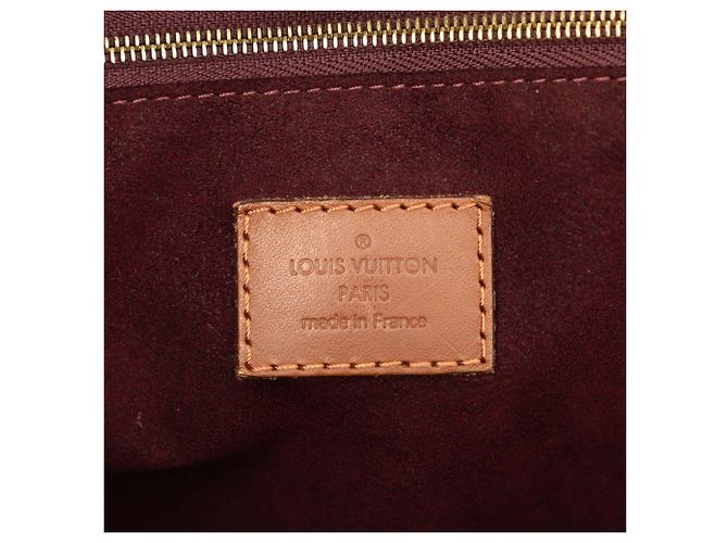 Borsa Satchel Louis Vuitton Damier Ebene Greenwich PM Marrone - vista 5