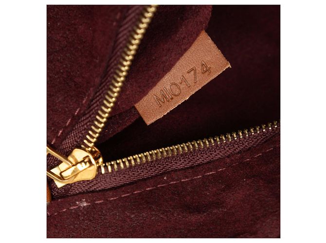 Borsa Satchel Louis Vuitton Damier Ebene Greenwich PM Marrone - vista 6