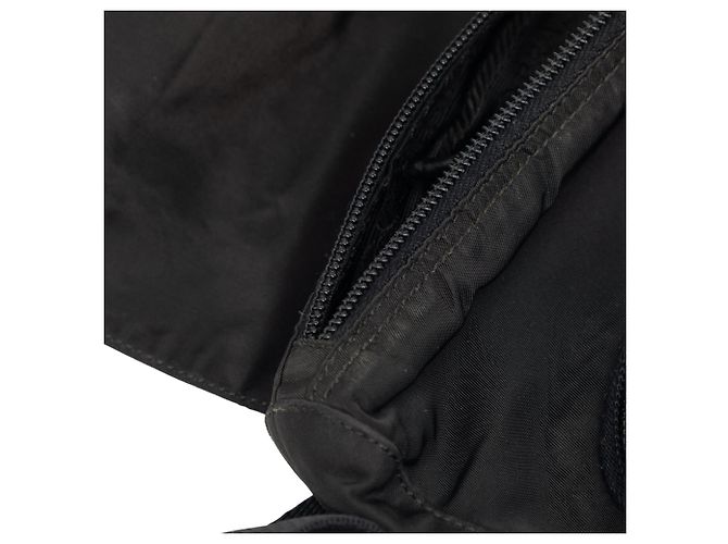 Double Borsa a tracolla Prada Tessuto blu con zip e doppia fibbia - vista 7