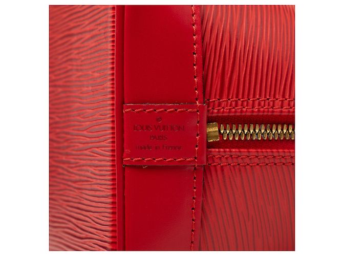 Bolso de mano Louis Vuitton Epi Alma PM rojo Roja - vista 5