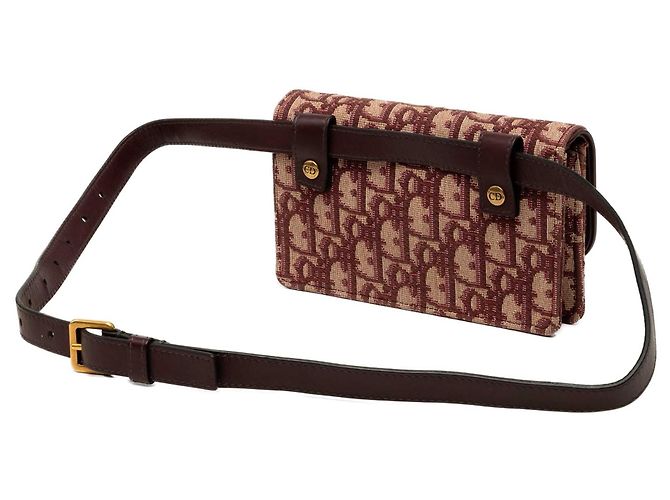 Dior Oblique Canvas Saddle Gürteltasche rot - Ansicht 2