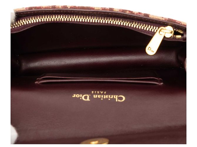 Dior Oblique Canvas Saddle Gürteltasche rot - Ansicht 4