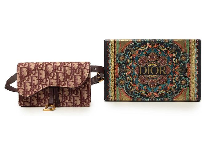 Dior Oblique Canvas Saddle Gürteltasche rot - Ansicht 9