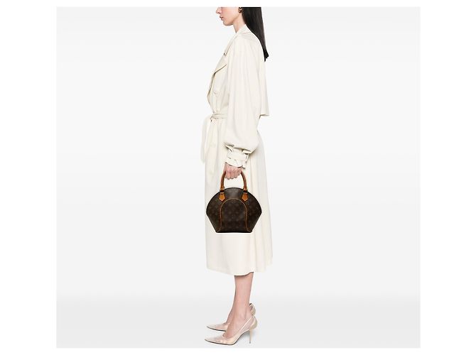 Borsa a mano Louis Vuitton Monogram Ellipse PM Marrone - vista 7