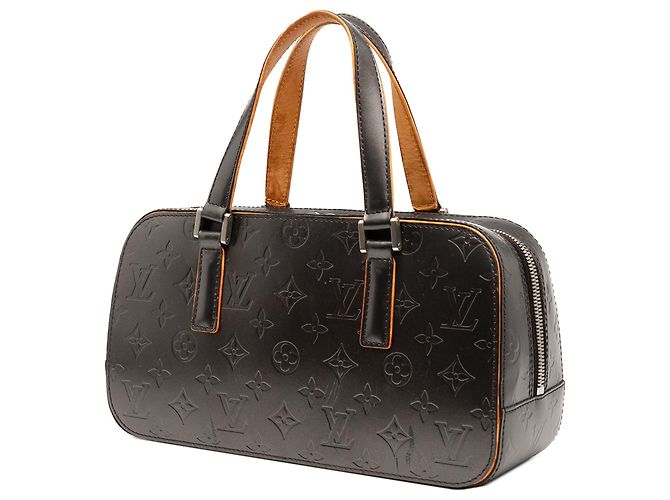 Sac à main Louis Vuitton Monogram Mat Shelton Gris - vue 2
