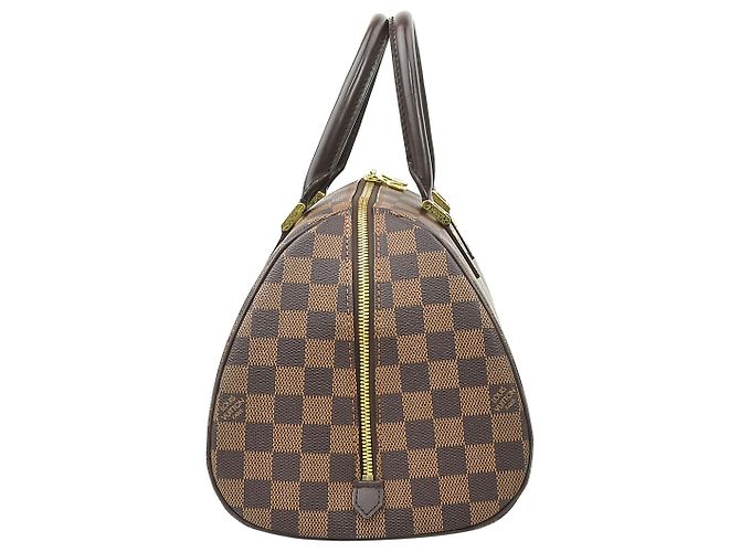 Borsa a mano Louis Vuitton Damier Ebene Ribera MM Marrone - vista 14