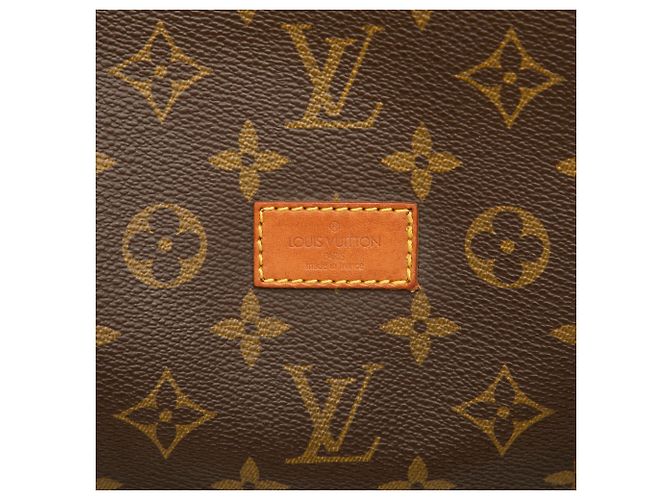 Borsa da viaggio Louis Vuitton Monogram Saumur 43 Marrone - vista 6