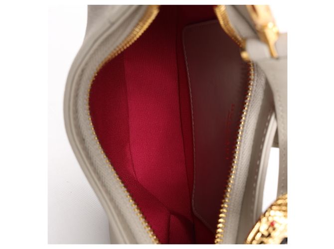 Bulgari Borsa a tracolla Bvlgari Serpenti Ellipse in pelle Grigia Grigio - vista 11