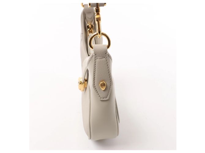 Bulgari Borsa a tracolla Bvlgari Serpenti Ellipse in pelle Grigia Grigio - vista 5