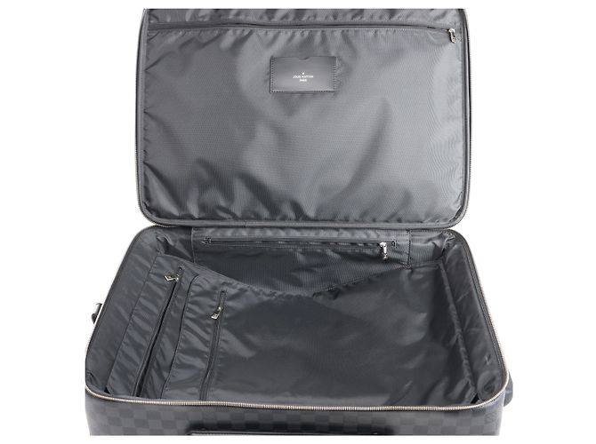 Borsa da viaggio Louis Vuitton Pegase 55 Damier Graphite in nero - vista 12