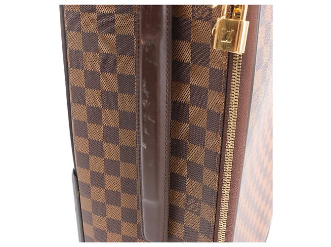 Borsa da viaggio Louis Vuitton Pegase 55 Damier Ebene in marrone N23294 - vista 10